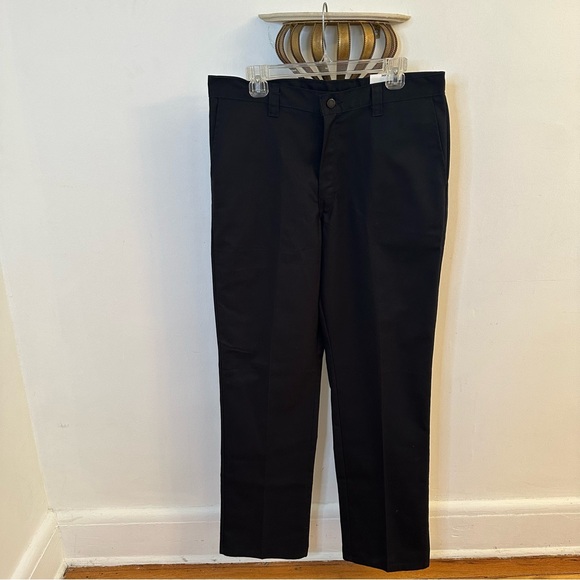 New Dickies Black Core Work Pants, Size 34x34, Regular Straight Leg Men's Chinos - Picture 2 of 12